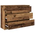 vidaXL Komoda staré drevo 100x35x76 cm kompozitné drevo