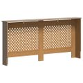 vidaXL Kryt na radiátor 172x19x81,5 cm, MDF