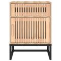 vidaXL Nočný stolík 40x30x55,5 cm kompozitné drevo a železo
