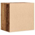 vidaXL Rohová komoda so zásuvkami staré drevo 60x41x58cm kompoz. drevo