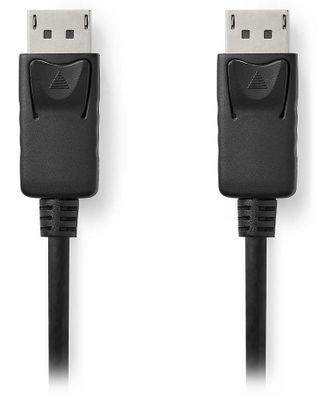 Nedis CCGL37010BK30 - DisplayPort 1.2 kábel | DisplayPort Zástrčka - DisplayPort Zástrčka | 3 m | Čierny kábel, zástrčka DisplayPort 1.2, podpora 4K, 3m, čierny