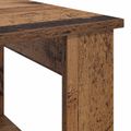 vidaXL Konferenčný stolík Staré drevo 51 x 50 x 50 cm Kompozitné drevo