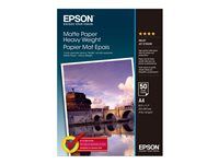 Matný - A4 (210 x 297 mm) - 167 g/m² - 50 listov papier - pre EcoTank ET-2850, 2851, 2856, 4850, L6460; SureColor SC-P700, P900; WorkForce Pro WF-C5790