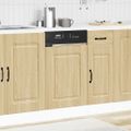 vidaXL Panel umývačky riadu Kalmar dub sonoma 45x1,5x57 cm kompozitné drevo