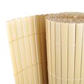 vidaXL Panely plotu Žltá PVC