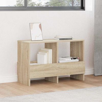 vidaXL Regál na časopisy Sonoma dub 68,5 x 30 x 45 cm