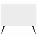 vidaXL Konferenčný stolík Biela s vysokým leskom 90 x 50 x 40 cm