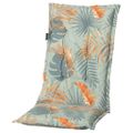 423658 Madison "Outdoor" High-back Chair Cushion "Dotan" 123x50cm Blue and Orange