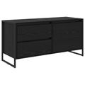 vidaXL TV skrinka 100 x 36 x 49.5 cm Čierny dub Kompozitné drevo