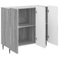 vidaXL Servírovacia skriňa Sivá sonoma 89 x 34,5 x 82 cm
