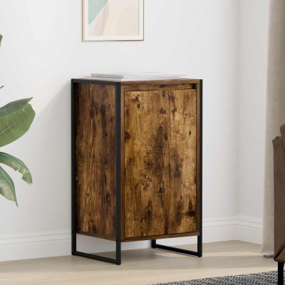 vidaXL Servírovacia skriňa Dymová dub 43 x 36 x 75,5 cm