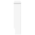 vidaXL Kryt na radiátor biely 205 cm MDF