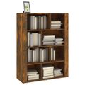 vidaXL Komoda dymový dub 80x30x106 cm spracované drevo