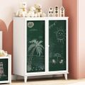 vidaXL Kreatívne úložisko pre deti ROROS Biela 80 x 40 x 110 cm