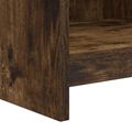 vidaXL Knižnica Dymový dub 87,5 x 30 x 111 cm Kompozitné drevo