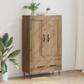 vidaXL Highboard Remeselný dub 69,5 x 31 x 115 cm Kompozitné drevo