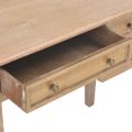 vidaXL Písací stôl, hnedý 109,5x45x77,5 cm, drevo