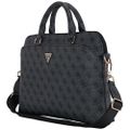 Guess Computer Bag 4G Zipper Pocket & Triangle Logo for 15" Laptop Black