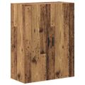 vidaXL Highboard Staré drevo 69,5 x 34 x 180 cm Kompozitné drevo