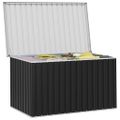 vidaXL Záhradný úložný box antracitový 171x99x93 cm