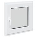 vidaXL Otočné a sklopné okno do suterénu RISOR 60 x 60 cm PVC a sklo