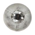 vidaXL Industriálna nástenná lampa strieborná 45x25 cm E27
