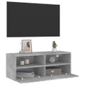 vidaXL TV nástenná skrinka betónovo sivá 80x30x30 cm kompozitné drevo