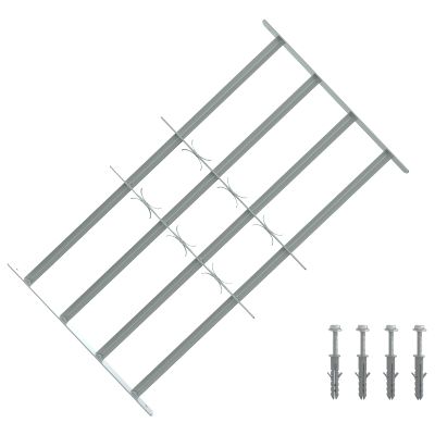 vidaXL Bezpečnostné mreže na okná so 4 priečnymi tyčami 3 pcs