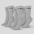 Ponožky 3/4 Socks 3Pack Grey - GymBeam, veľkosť S, veľkosť oblečenia S