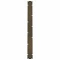 vidaXL Nohy k jedálenskému stolu, prírodná oceľ, 2 ks, 90 x (72-73) cm, oceľ