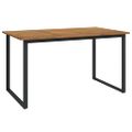 vidaXL Záhradný stôl s nohami v tvare U 140x80x75 cm akáciový masív