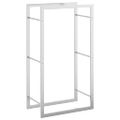 vidaXL Stojan na krbové drevo 50x28x94 cm nehrdzavejúca oceľ