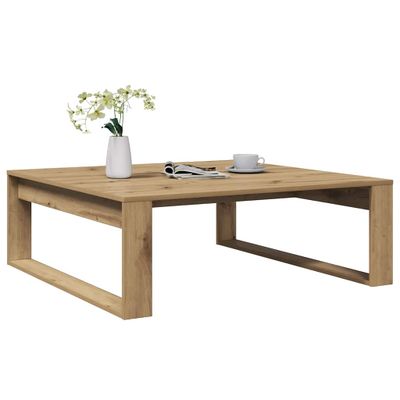 vidaXL Konferenčný stolík dub artisan 100x100x35 cm kompozitné drevo
