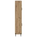 vidaXL Highboard Remeselný dub 69,5 x 34 x 180 cm Kompozitné drevo