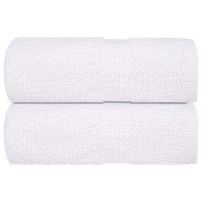 vidaXL Uteráky pre hostí FROGN 2 ks biele 30x50 cm 360 g/m²