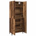 vidaXL Highboard 2 ks Staré drevo 69,5 x 34 x 180 cm Kompozitné drevo