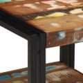 vidaXL Konferenčný stolík 40 x 40 x 38 cm Masívne obnovené drevo
