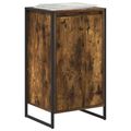 vidaXL Servírovacia skriňa Dymová dub 43 x 36 x 75,5 cm