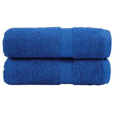vidaXL Prémiové uteráky pre hostí SOLUND 2 ks modré 30x50 cm 600 g/m²