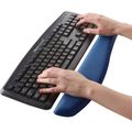FELLOWES opěrka zápěstí ke klávesnici PlushTouch/ 475mm x 62mm x 15mm/ polypropylen/paměťová pěna/ modrá Operka dlane, ke klávesnici, 460x81mm, pametová pena, modrá