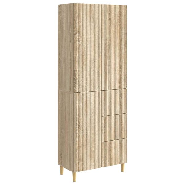 vidaXL Sada skríň 2 pcs 66 x 34,5 x 90 cm Kompozitné drevo