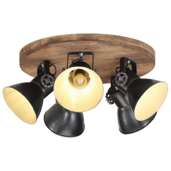 vidaXL Závesná lampa 25 W čierna 50x50x25 E27