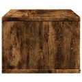vidaXL Stojan na tlačiareň dymový dub 40x32x22,5 cm kompozitné drevo