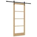 vidaXL Posuvné dvere Prírodná 86 x 211 cm