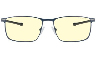 GUNNAR kancelárske/herné brýle MENDOCINO MIDNIGHT BLUE * jantárové sklá * BLF 65 * GUNNAR focus Brýle, kancelárske, modro-šedé obroučky, jantárové sklá, titanový rám