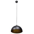 vidaXL Stropná lampa 2 ks, nastaviteľná výška, pologuľa, čierna