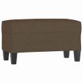 vidaXL Lavička hnedá 70x35x41 cm látka
