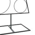 vidaXL Kovový vianočný dekoratívny stromček čierny 150 cm
