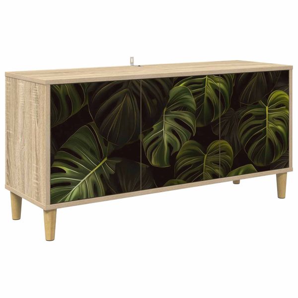 vidaXL TV skrinka ELBURG 102 x 33 x 50 cm Sonoma Kompozitné drevo