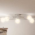 vidaXL Stropná lampa so sieťovinovými tienidlami na 5 LED žiaroviek G9